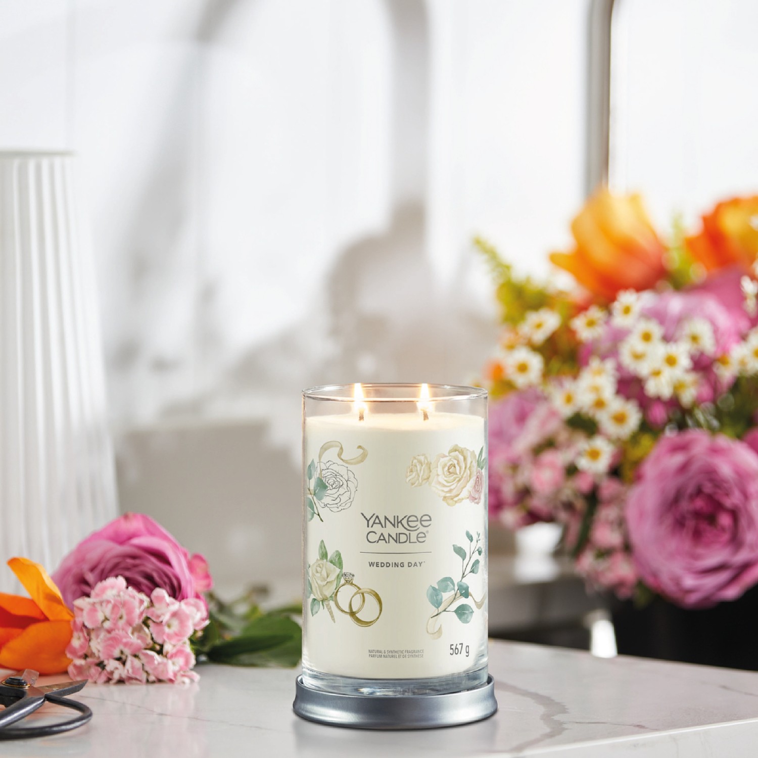 YANKEE CANDLE liela kāzu dienas glāze