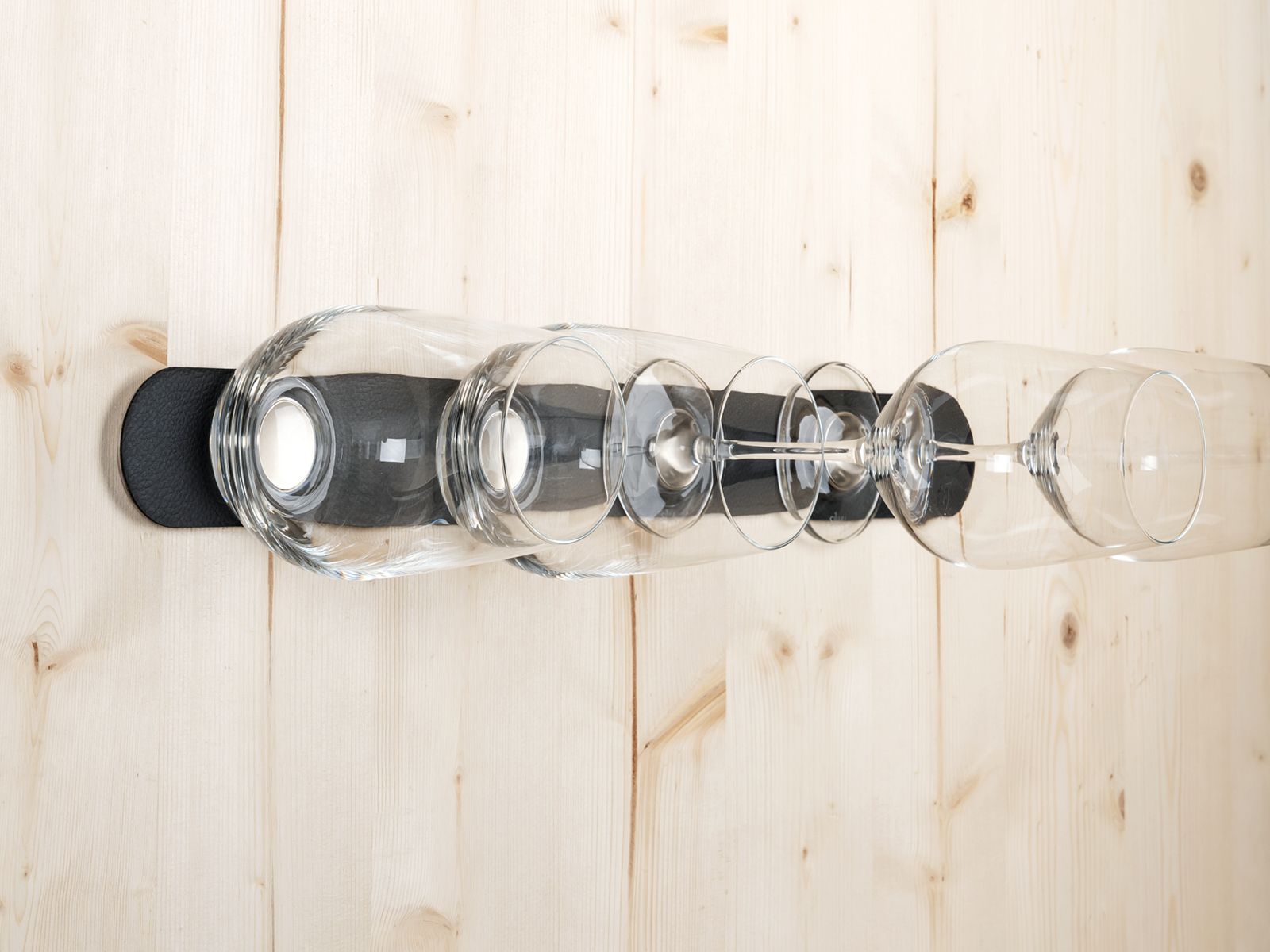 Silwy 50 cm schwarzes Metall-Leiste