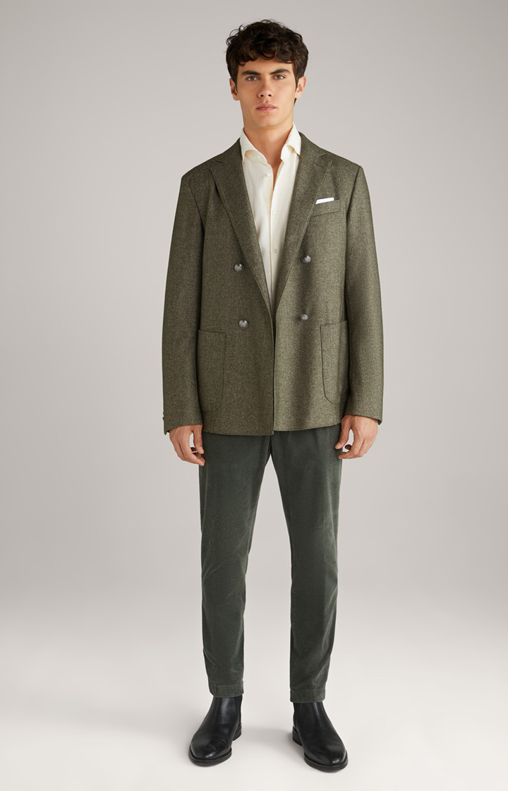 Cordhose Lester in Dunkelgrün