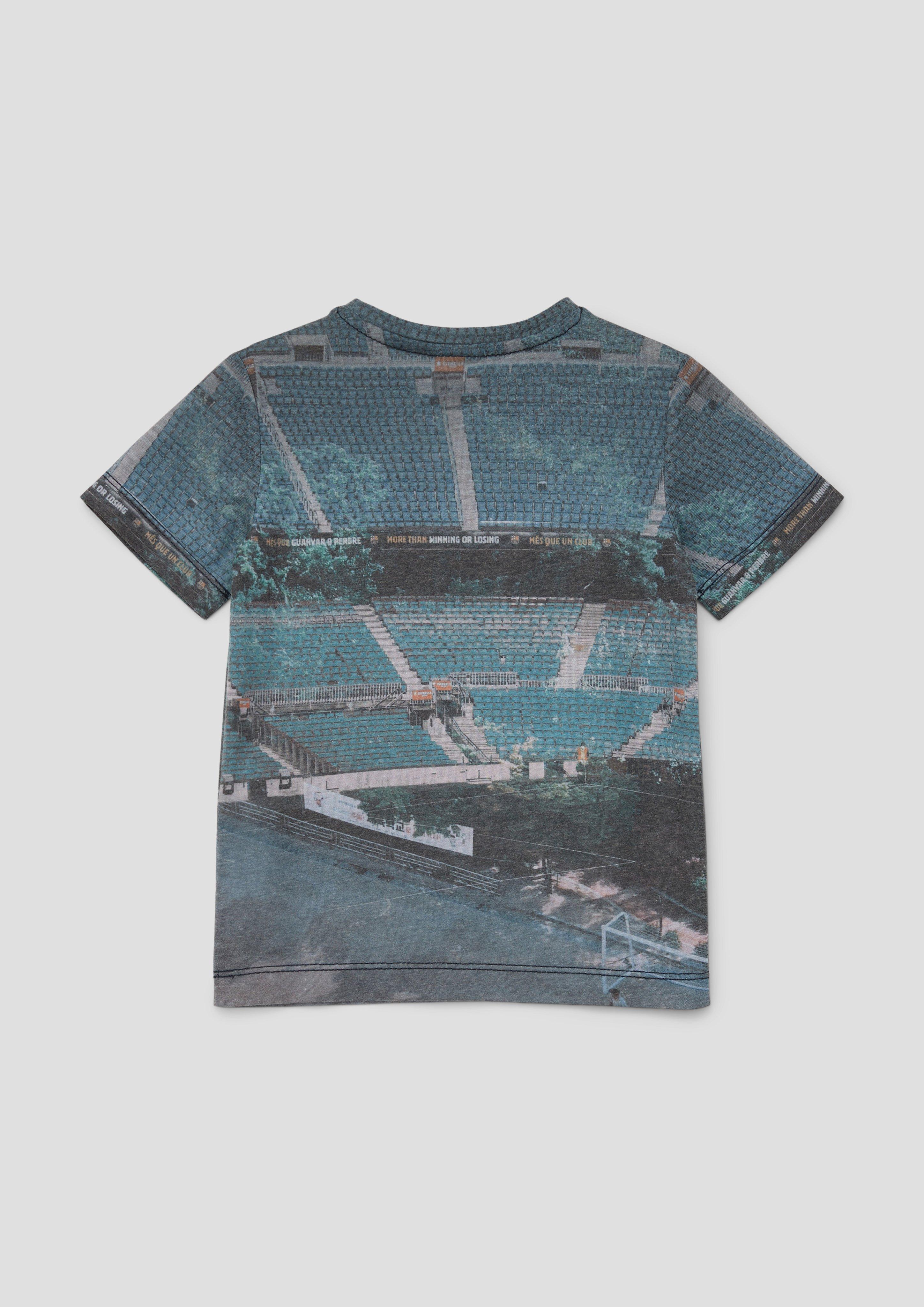 T-Shirt mit All-over-Print  2143102-00D0