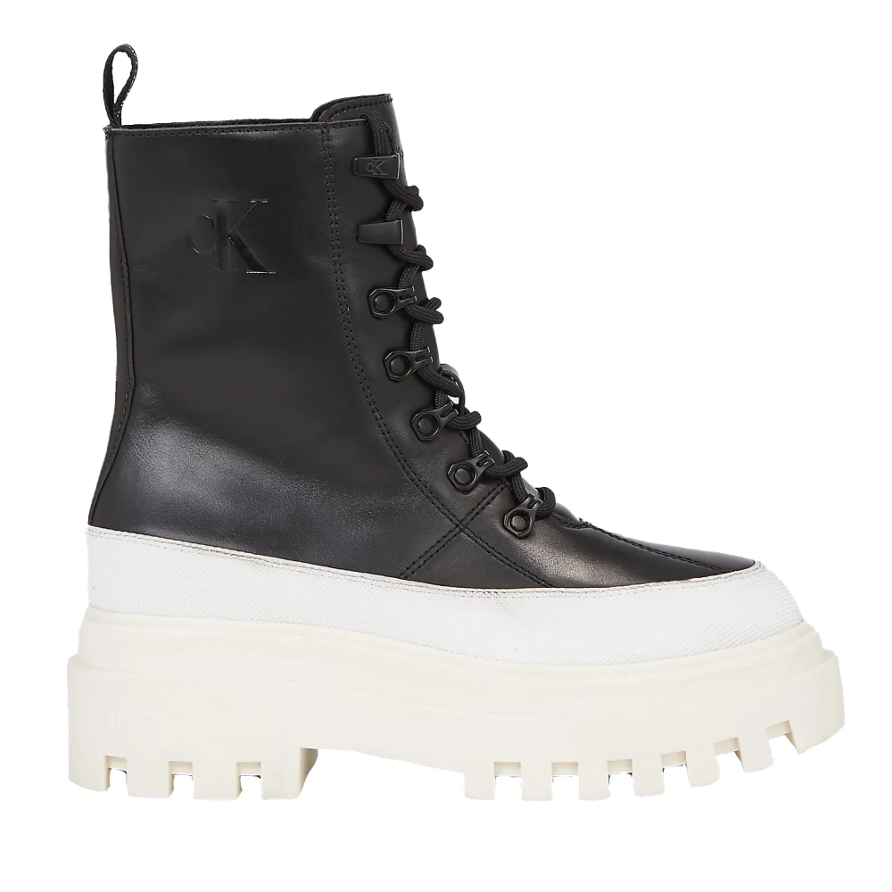 Calvin Klein Flatform Lace Up YW0YW01110-BEH / schwarz