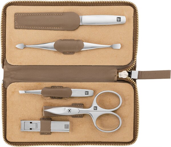ZWILLING Beauty Premium Nagelpflege-Set - taupe Maniküre-Set