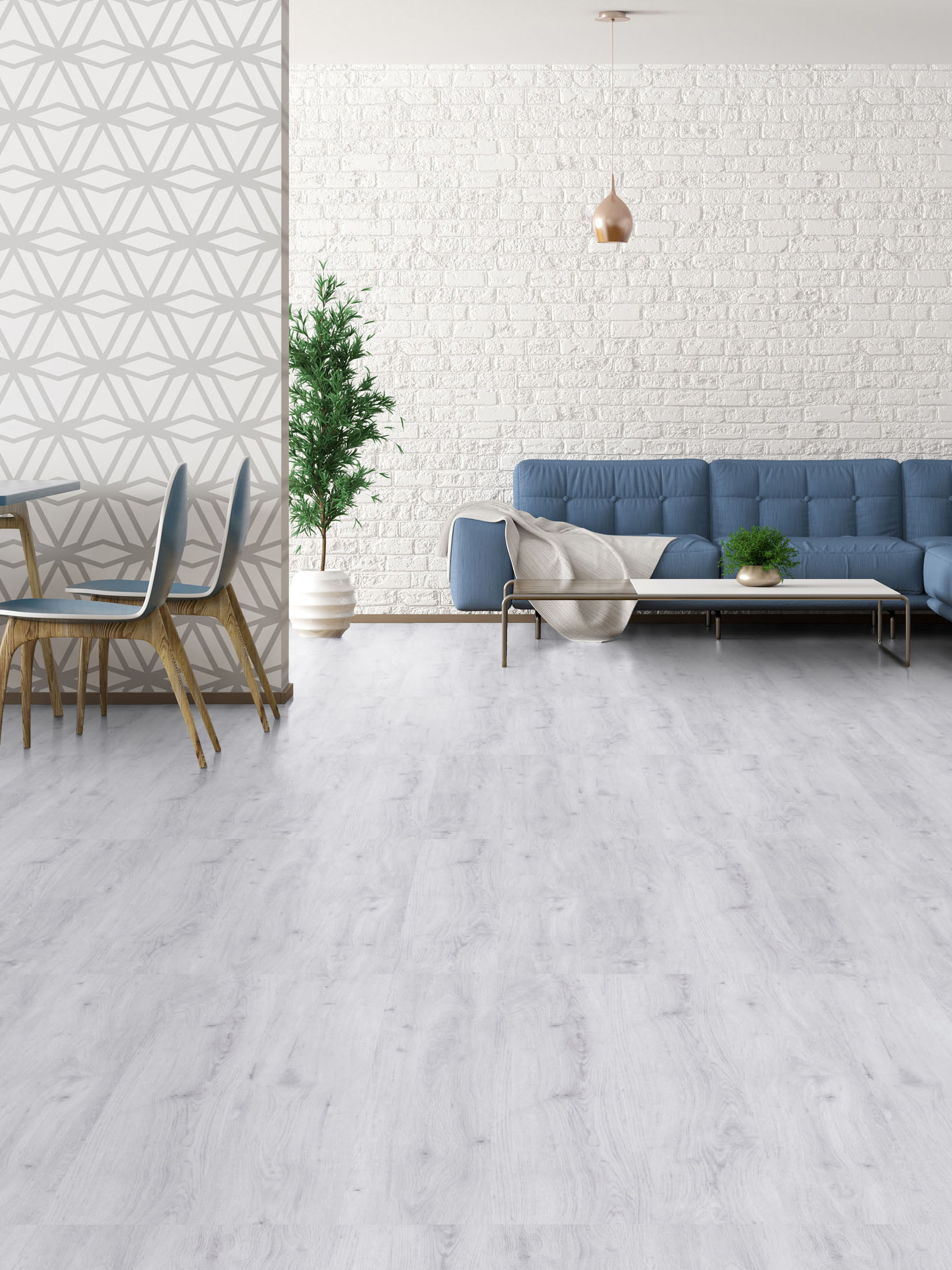 Marathon Vinylboden, Nordic White 61101429