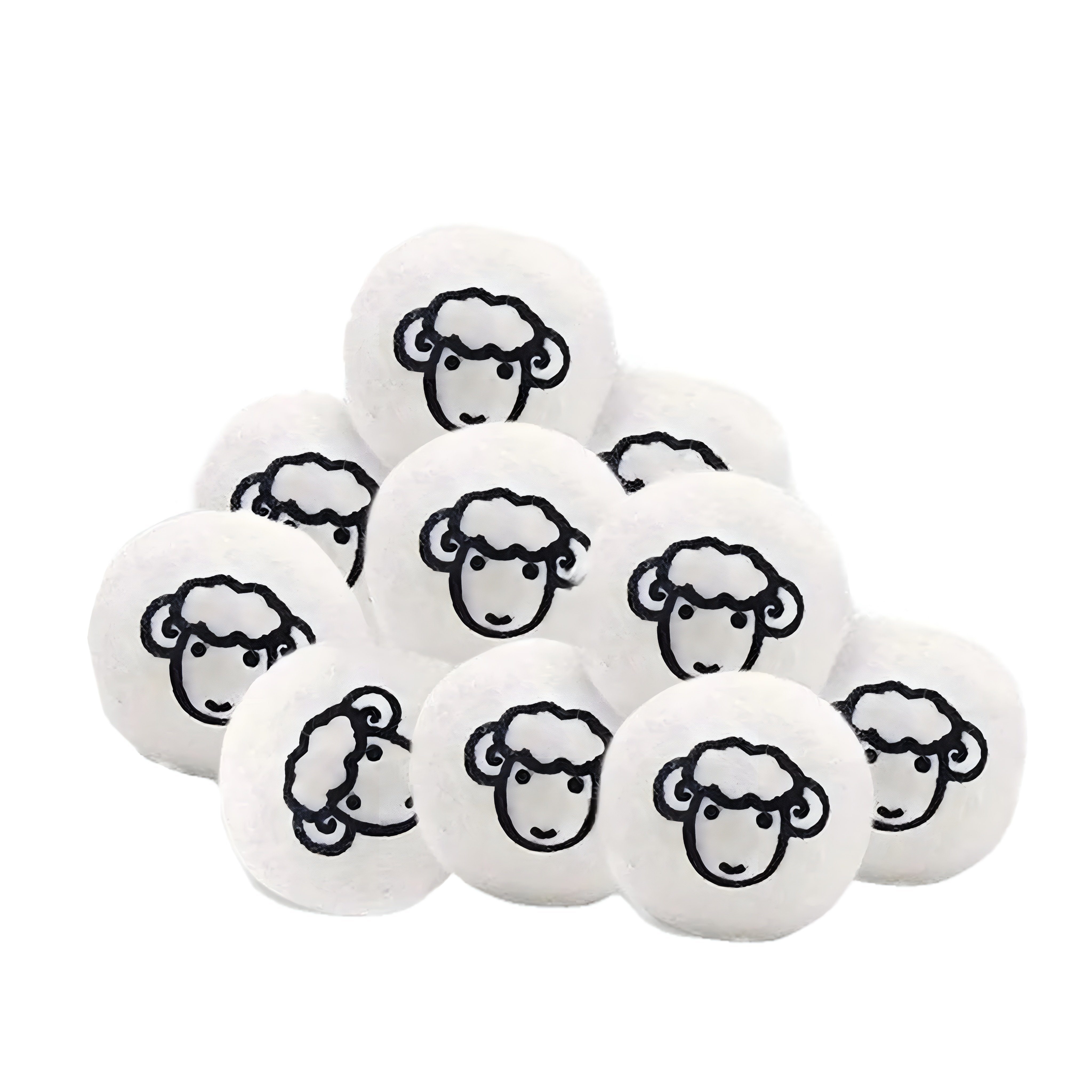 Trocknerball 6 XXL Wäschebälle Trocknerbälle Trocknerball Premium Schafwolle (Packung, 6-St., 6 Stück XXL Wasch-/Trocknerball aus Wolle), Wäschetrockner Bälle Schaf-Wolle Wasch-/Trocknerball aus Wolle