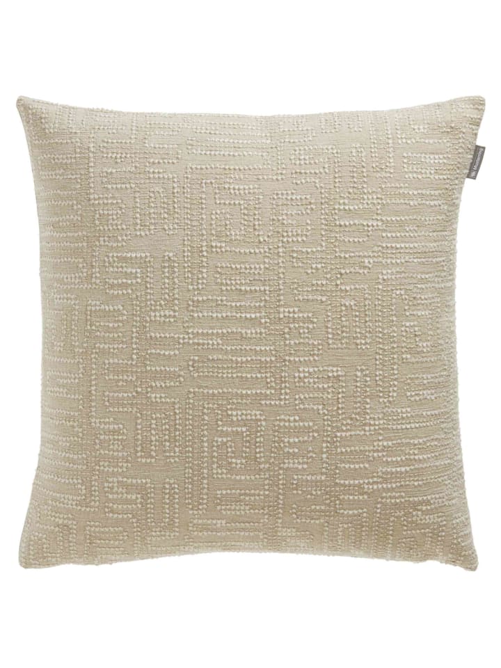 Musterring Zierkissenhülle TWIST in Beige günstig kaufen 45 x 45 cm