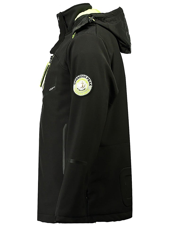 Canadian Peak Softshelljacke in Schwarz günstig kaufen XXL