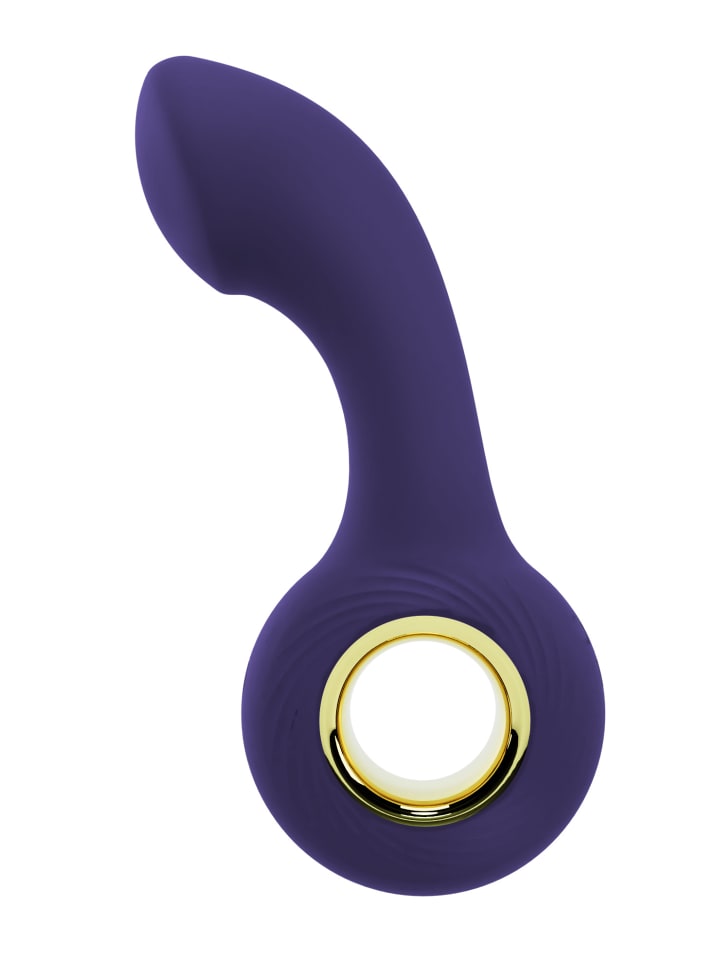 Sweet Smile Vibrator Vibrating G-&P-Spot Massager in lila günstig kaufen 13,5 cm
