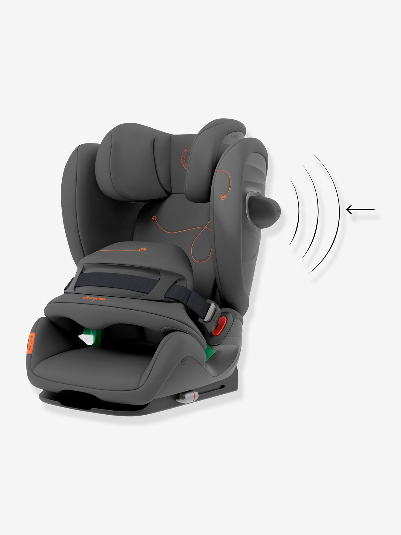 Cybex Kindersitz Gr. 1/2/3 PALLAS G I-SIZE CYBEX, 76-150 cm - anthrazit