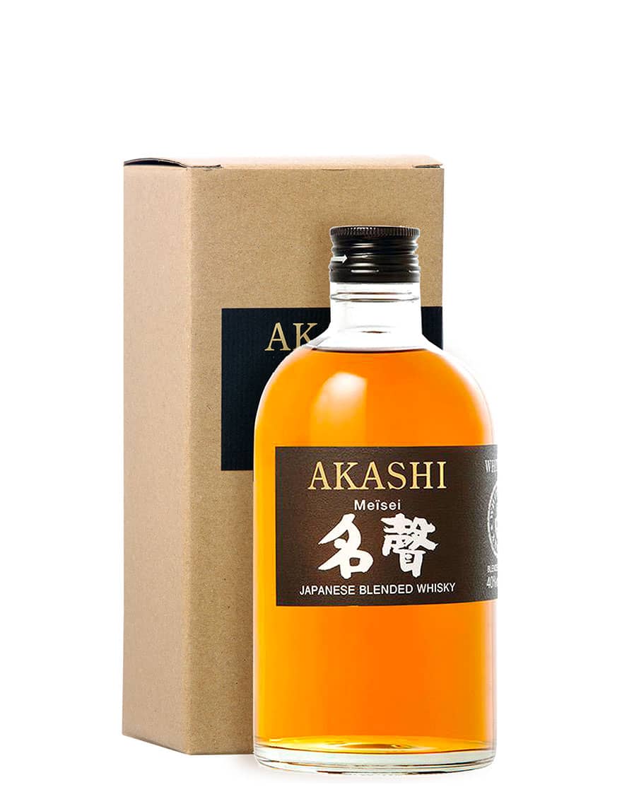 Blended Japanese Whisky Meïsei Akashi White Oak 500 ㎖, En Étui
