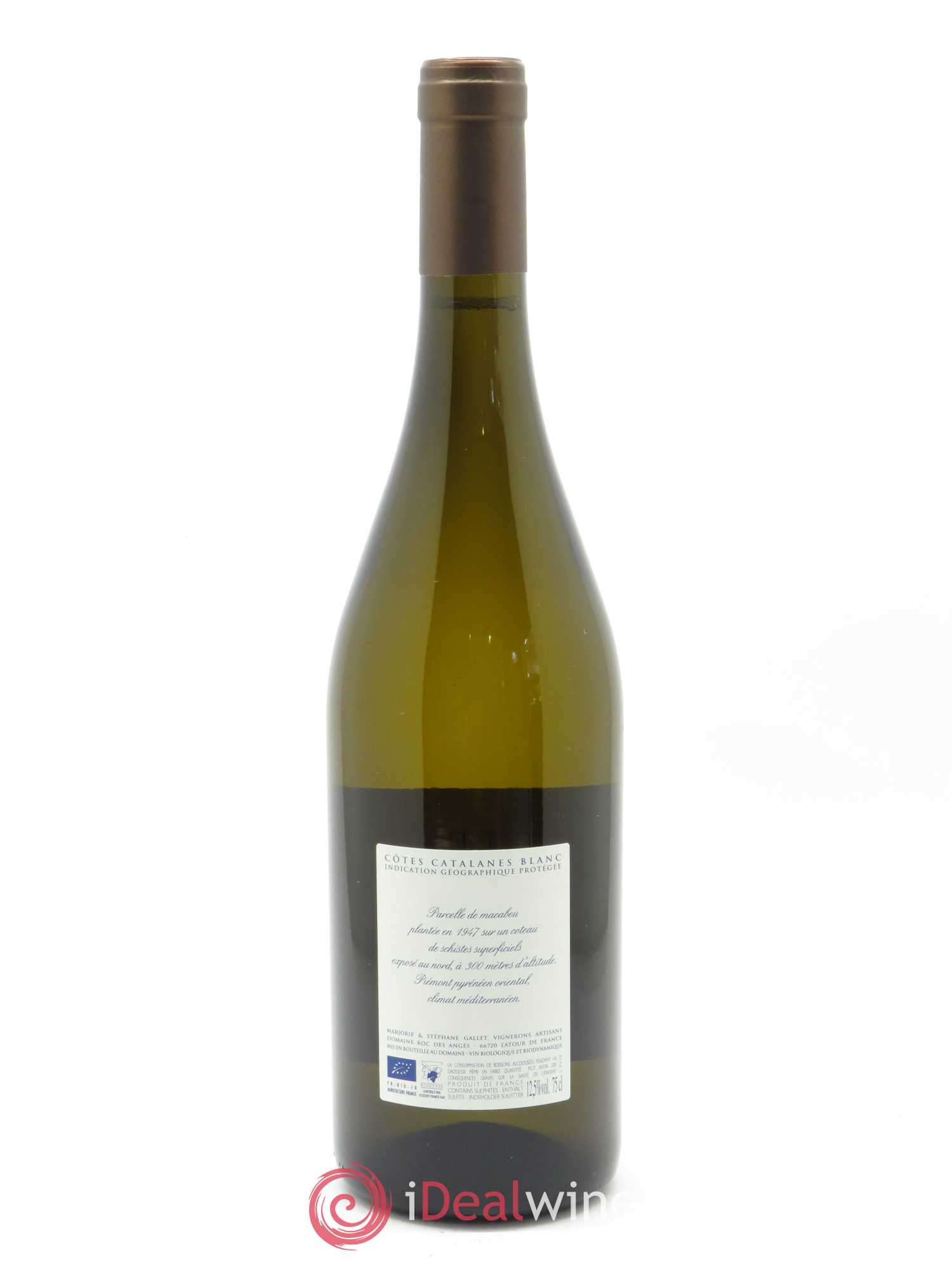 IGP Côtes Catalanes Roc des Anges Pi Vell Marjorie et Stéphane Gallet  2019 - Lot de 1 Bouteille