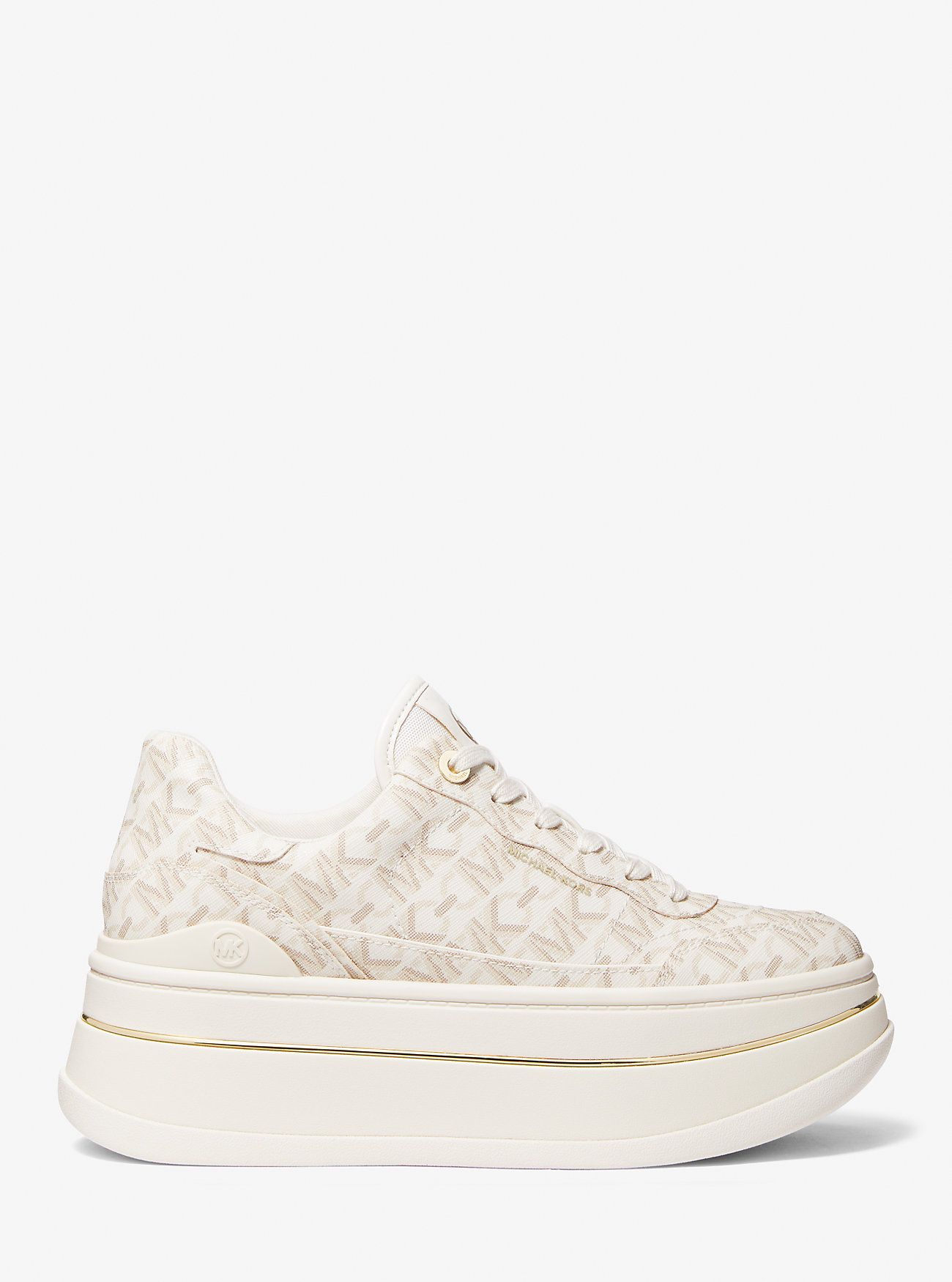 Hayes Empire Signature Logo Platform Sneaker - VANILLA