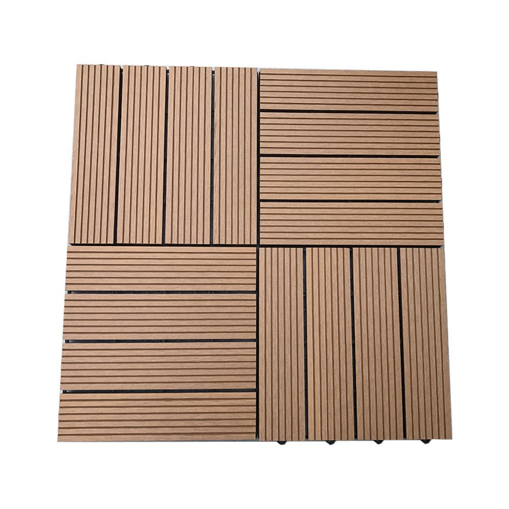 Home Deluxe WPC Holzfliesen BAVARO TEAK