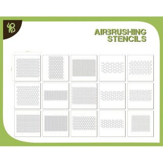 Airbrush Stencils Pack: Patterns