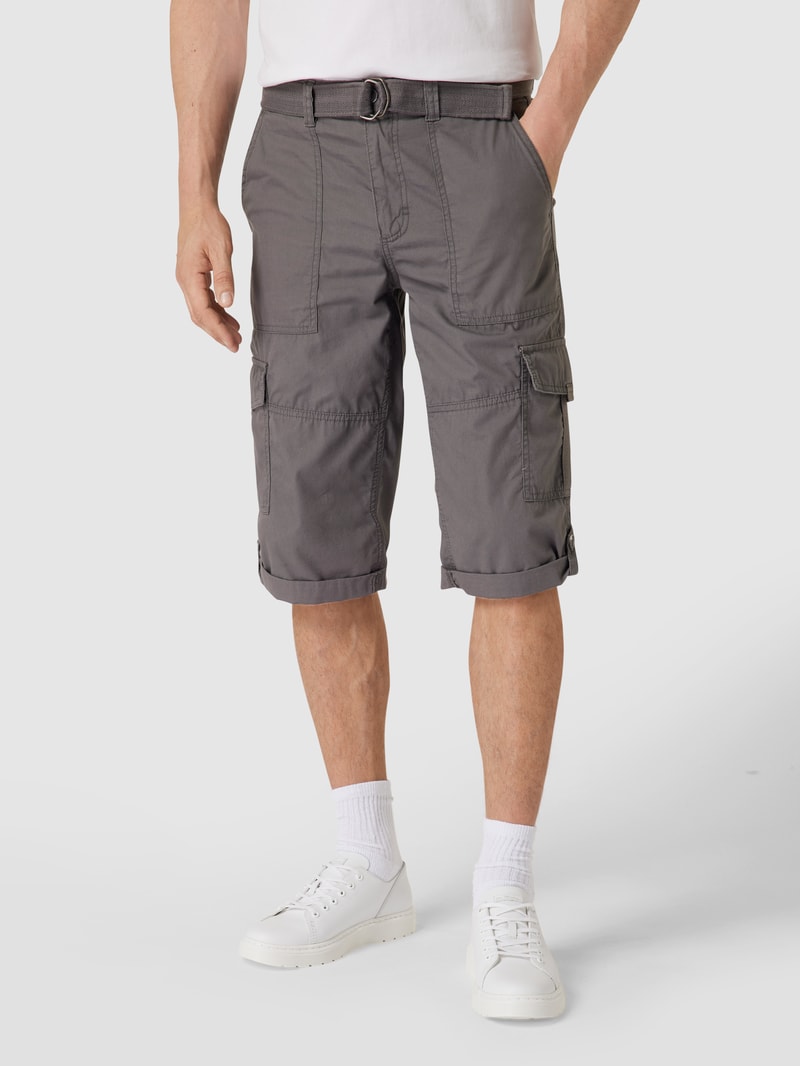 Cargoshorts inklusive Gürtel in dunkelgrau