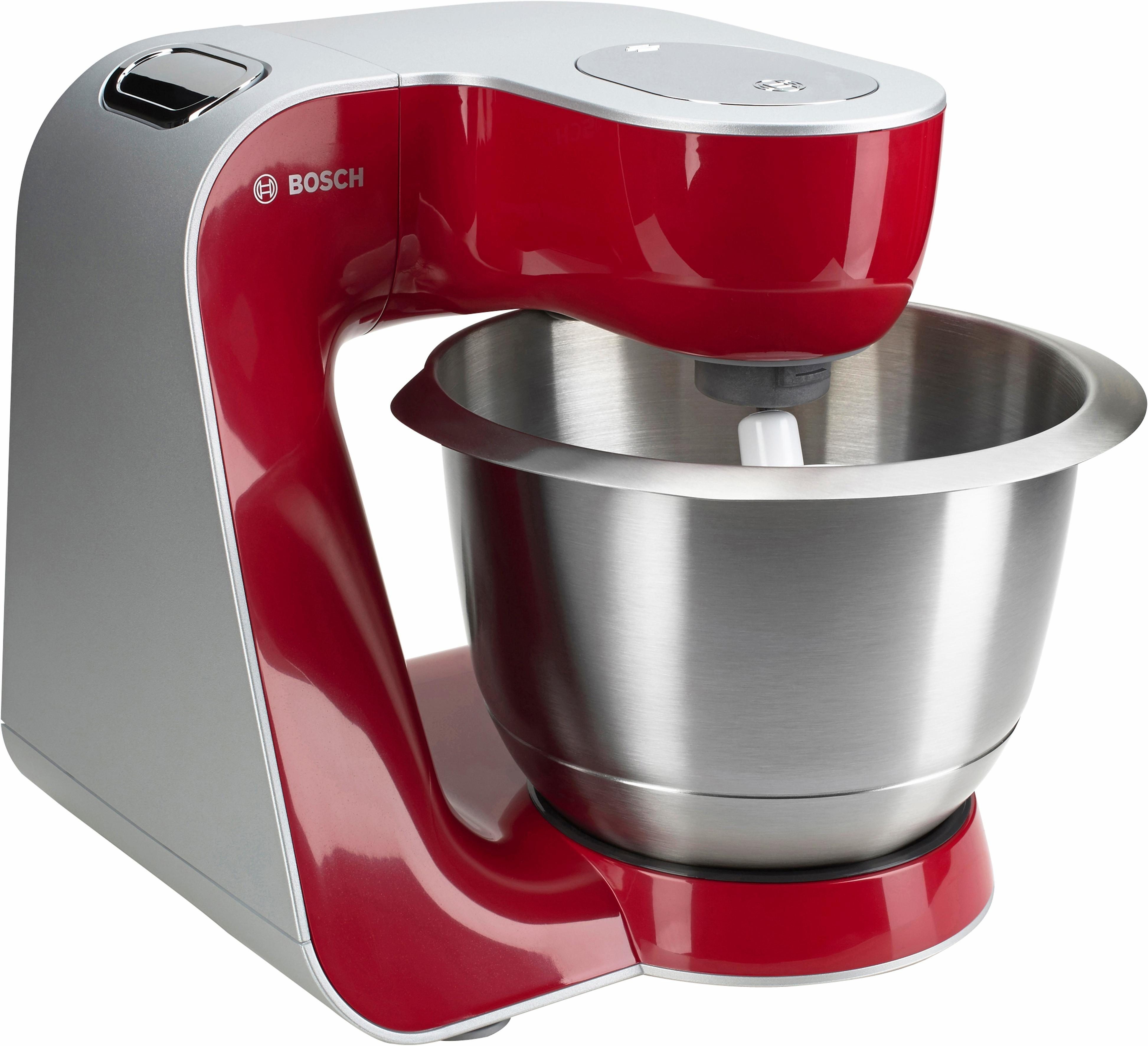 BOSCH Küchenmaschine MUM5 Styline MUM56740, 900 W, 3,9 l-Schüssel, inkl. umfangreichem Zubehör: Wert UVP € ca. 111,-