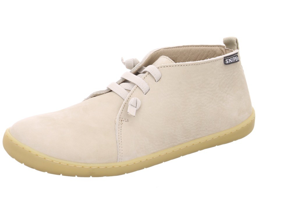 SNIPE Komfort Schnürer beige Barefoot