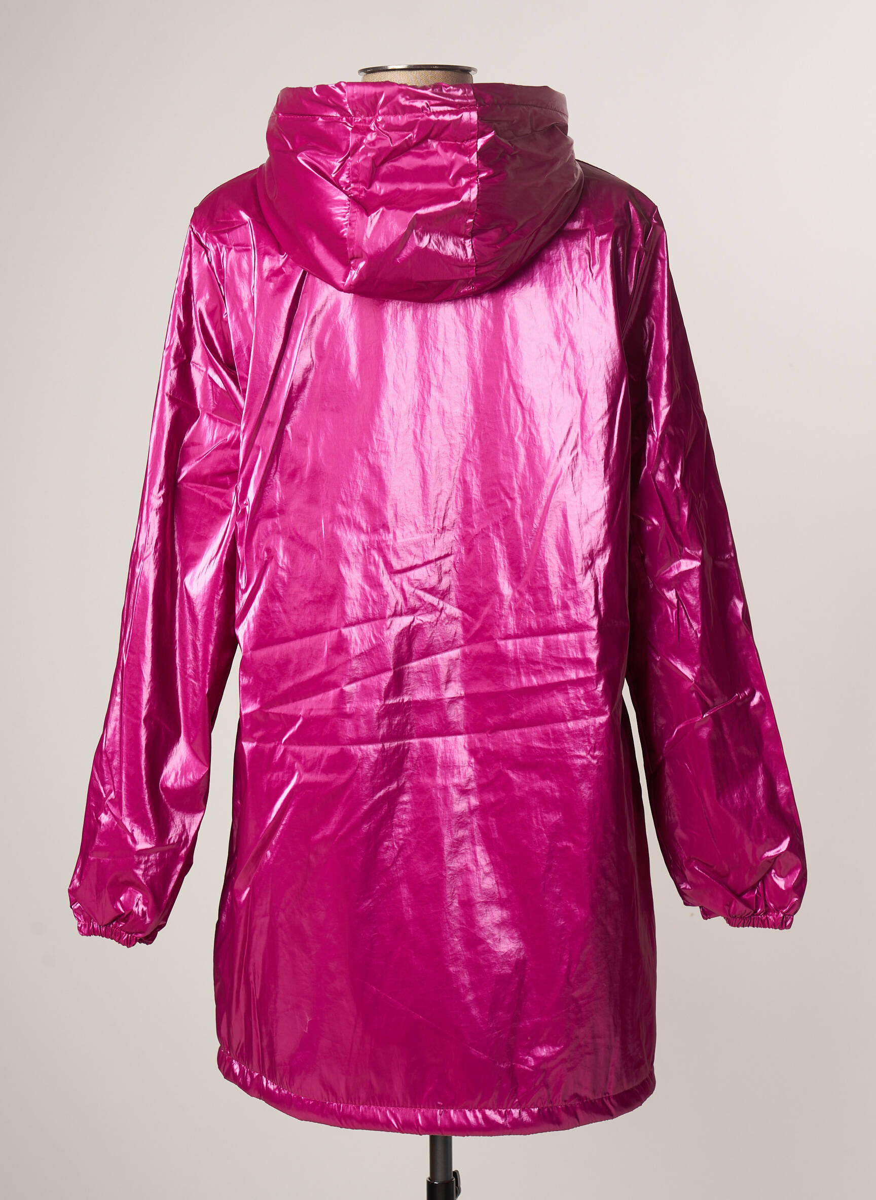 Gold Silver Impermeables Trenchs Femme couleur rose