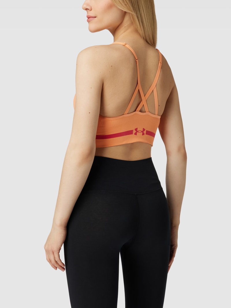 Bustier mit elastischem Logo-Bund in orange