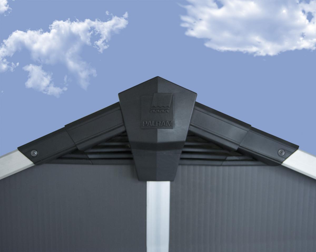 Canopia by Palram Yukon 10mm Gerätehaus 3,93x3,32m ohne Boden