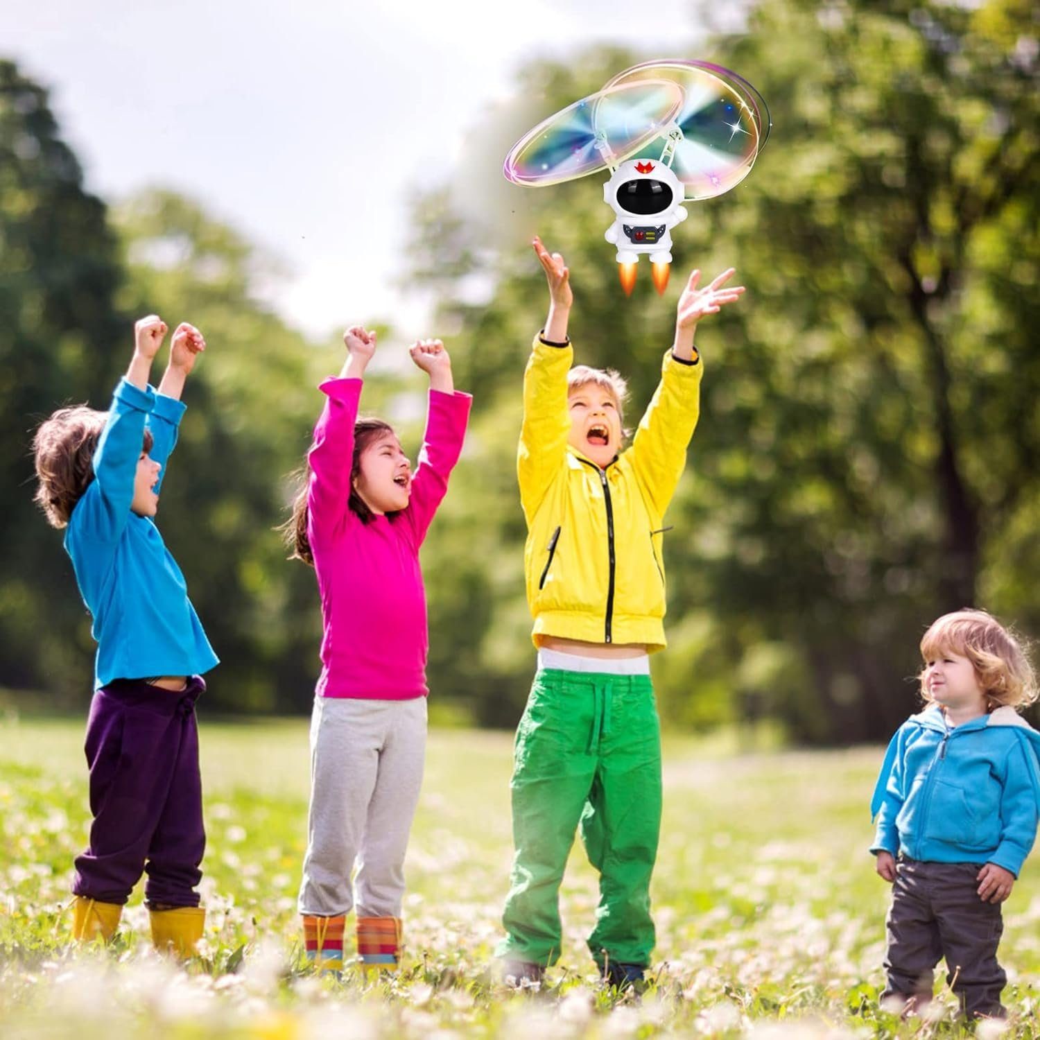 autolock drohne kinder flying spinner Fliegende Spielzeug,Fliegender Astronaut Zubehör Drohne