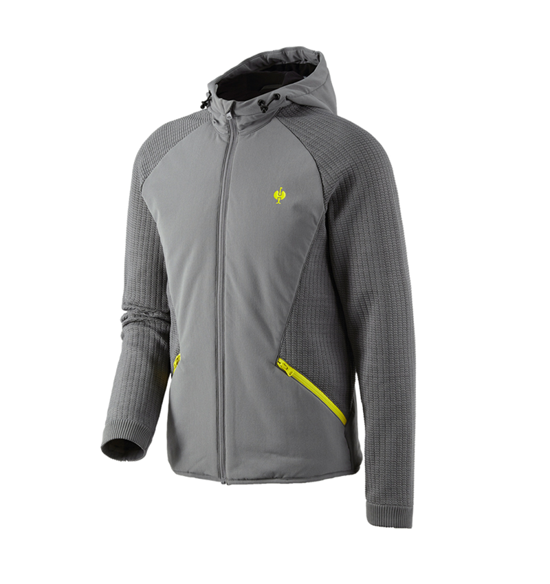 Hybrid Kapuzenstrickjacke e.s.trail