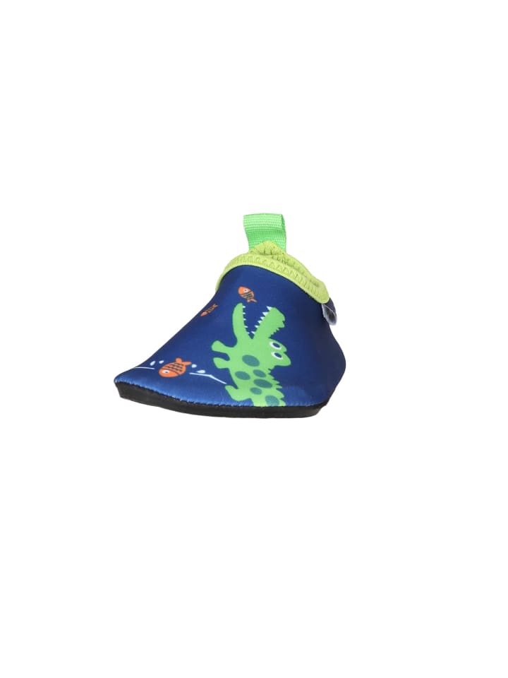 Playshoes Barfuß-Schuh Krokodil in Marine günstig kaufen