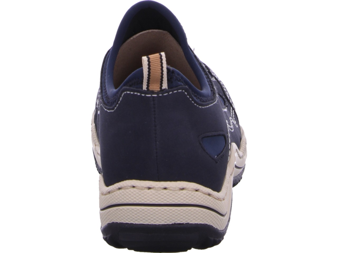 RIEKER Sportliche Slipper blau