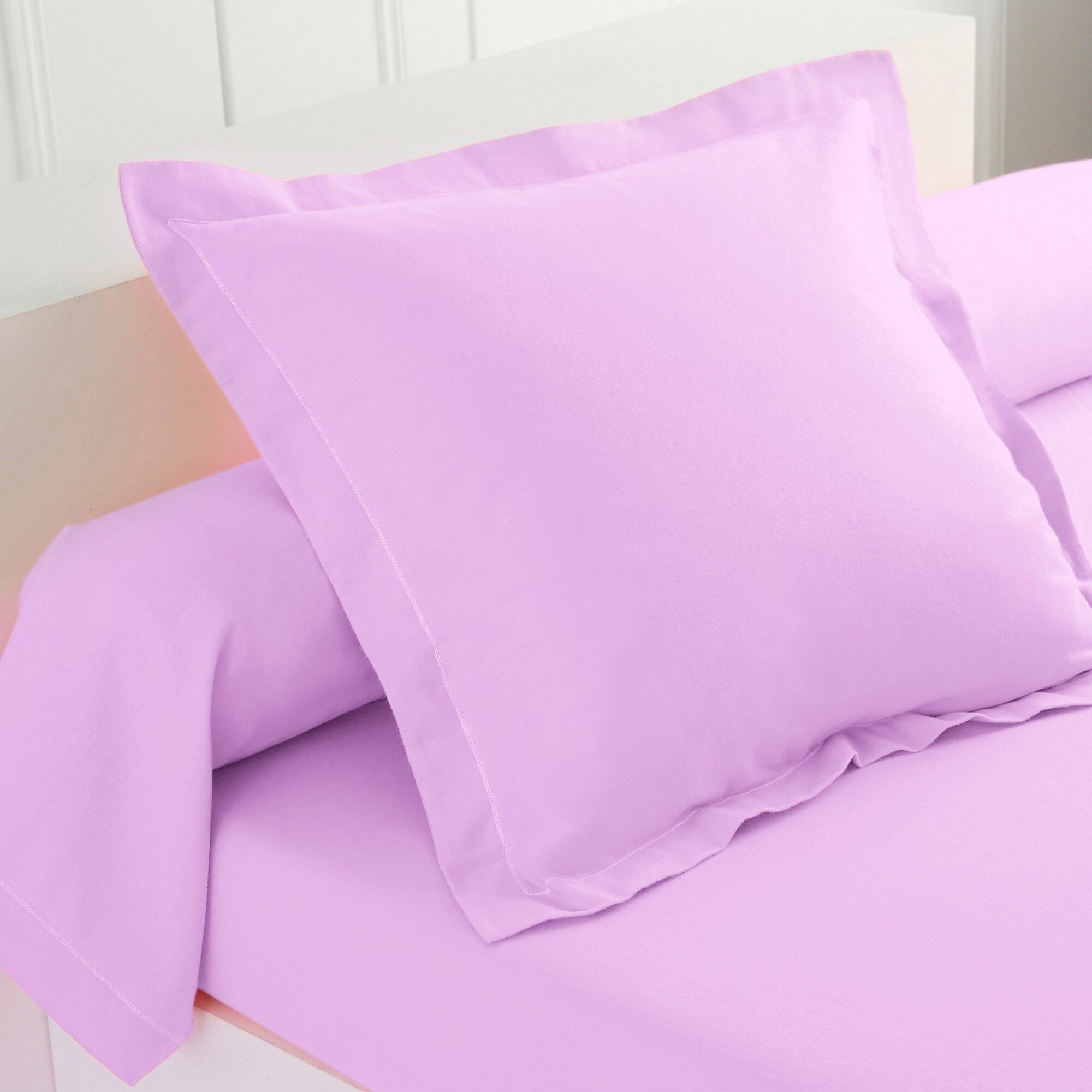 Linge de lit uni flanelle