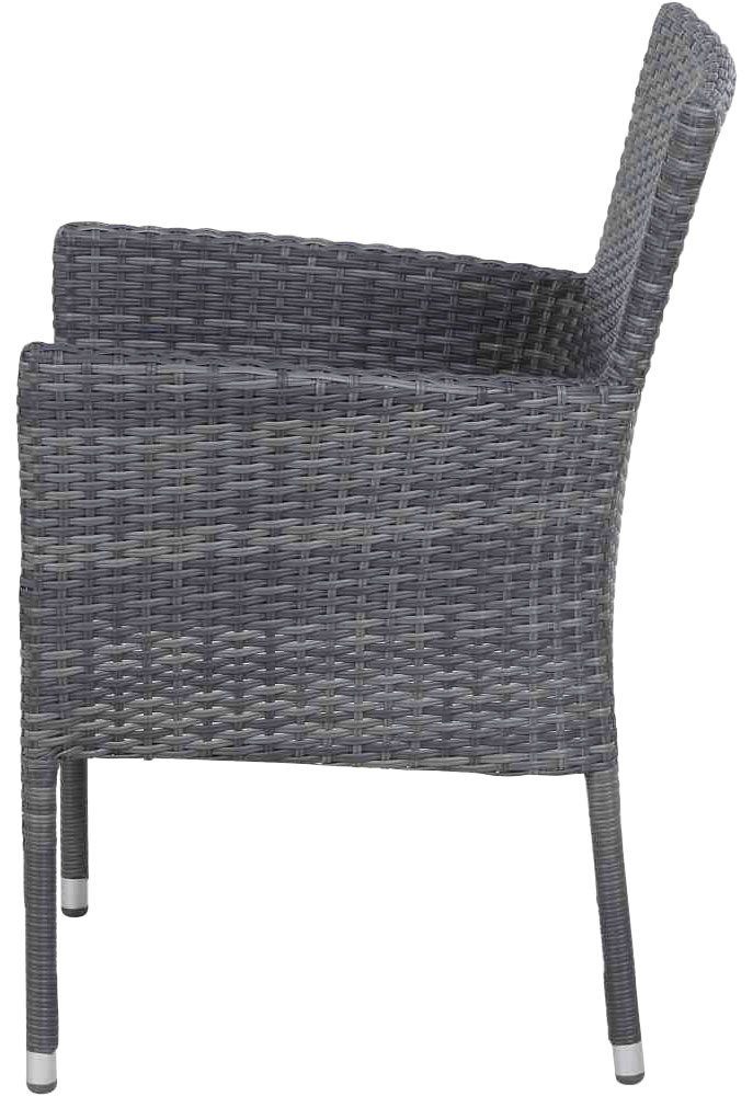 Siena Garden Gartensessel Padova II, Dining Sessel, stone-grey, inkl. Kissen