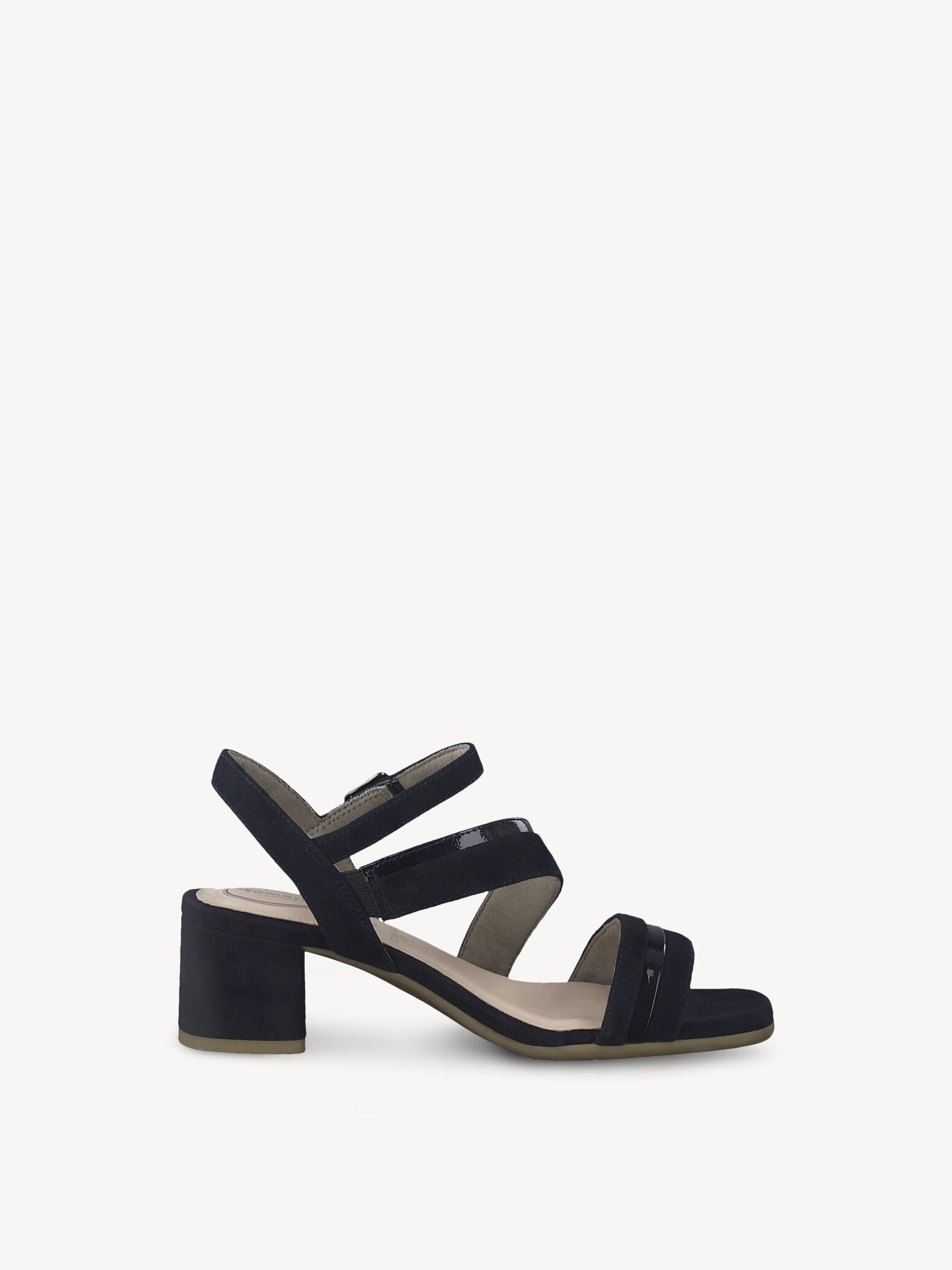 Sandale à talon - bleu