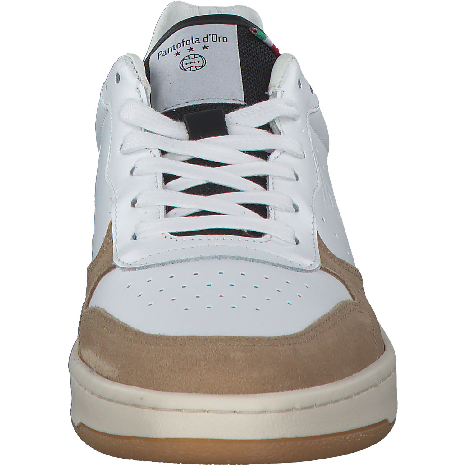 Pantofola d´Oro Vieste Uomo Low 10231065, Klassische- & Business Schuhe, Herren, BRIGHT WHITE/BLACK