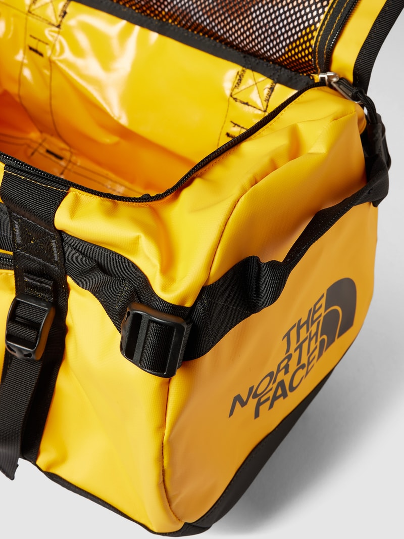 Sporttasche mit Label-Print Modell 'BASE CAMP DUFFEL XS' in gelb