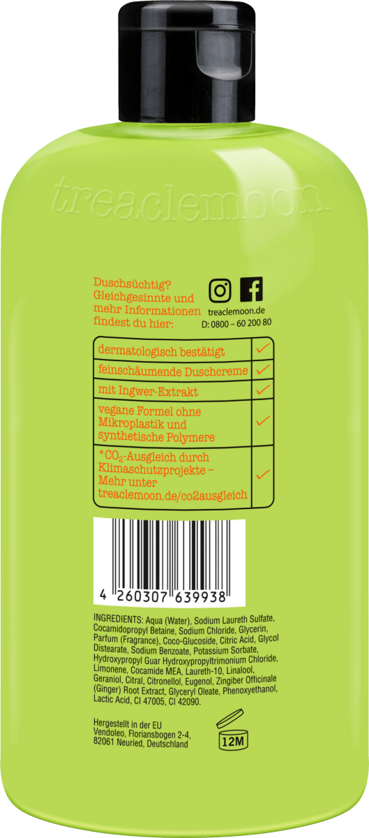Cremedusche one ginger morning, 500 ml
