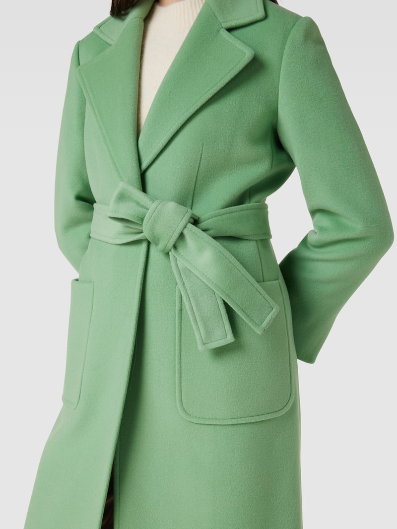 Mantel mit Bindegürtel Modell 'RUNAWAY' in mint