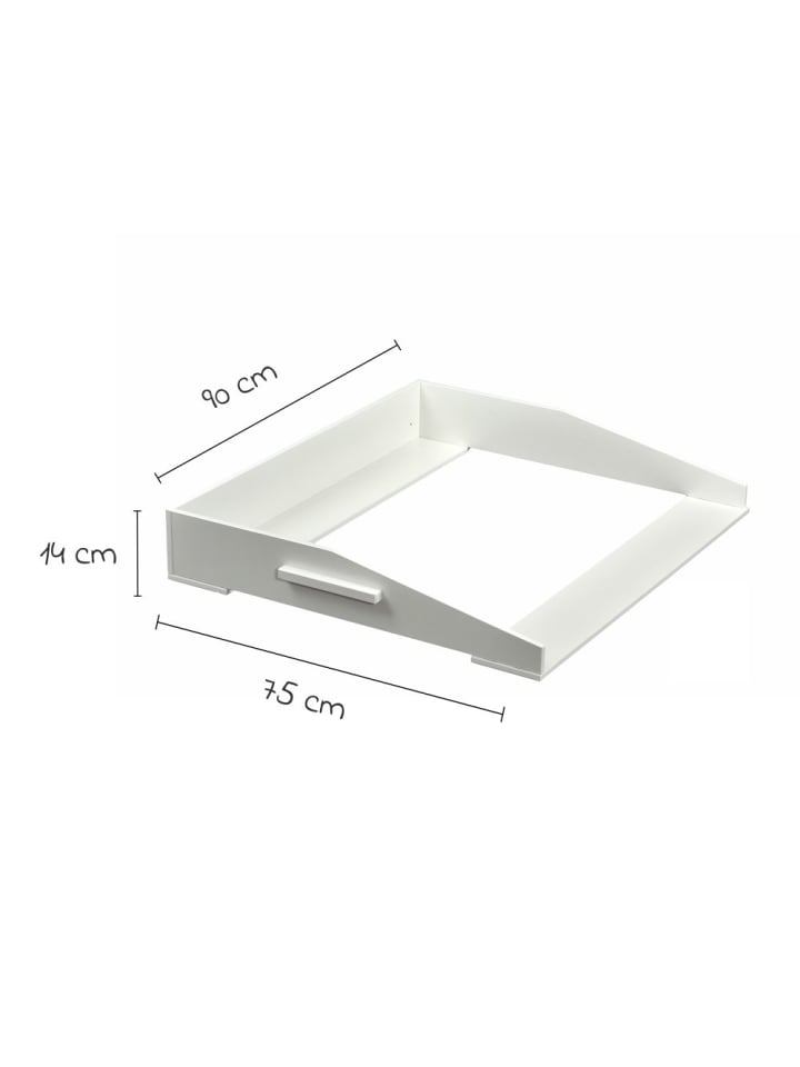 Jonka Wickelaufsatz für IKEA Kommoden Malm & Hemnes - Weiß in weiss günstig kaufen onesize