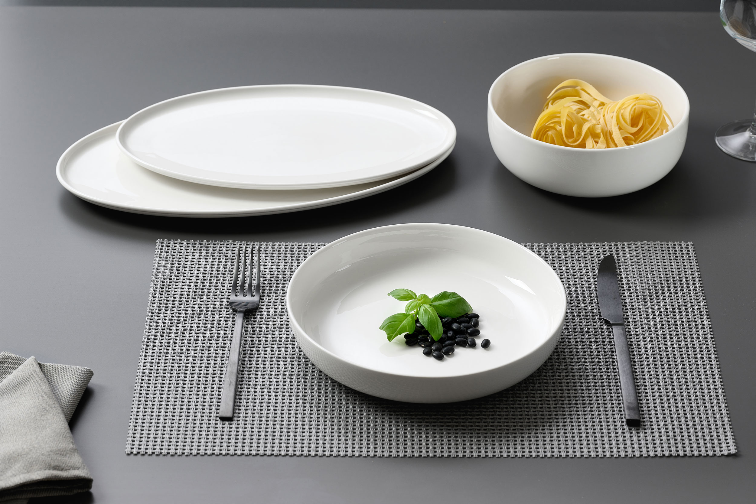 Ritzenhoff & BrekerPlatte mit Rand oval 36x20cm