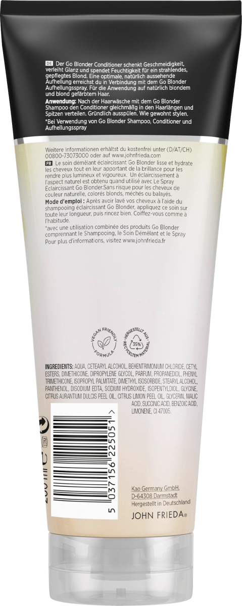 Conditioner Sheer Blonde Go Blonder Aufhellend, 250 ml