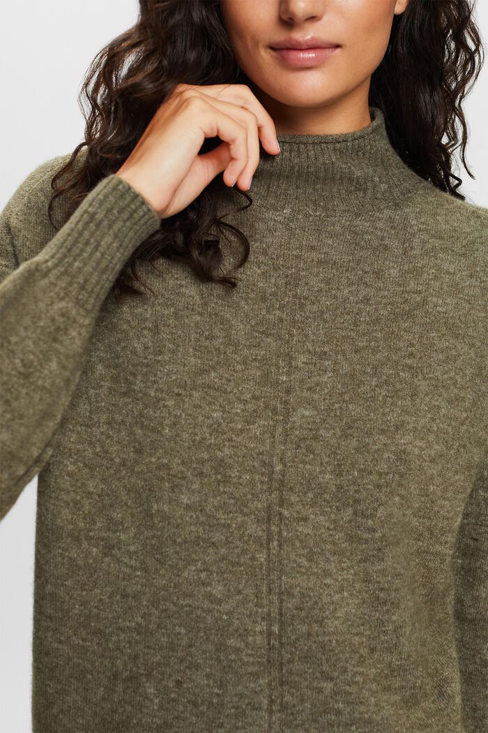 Pullover mit Stehkragen