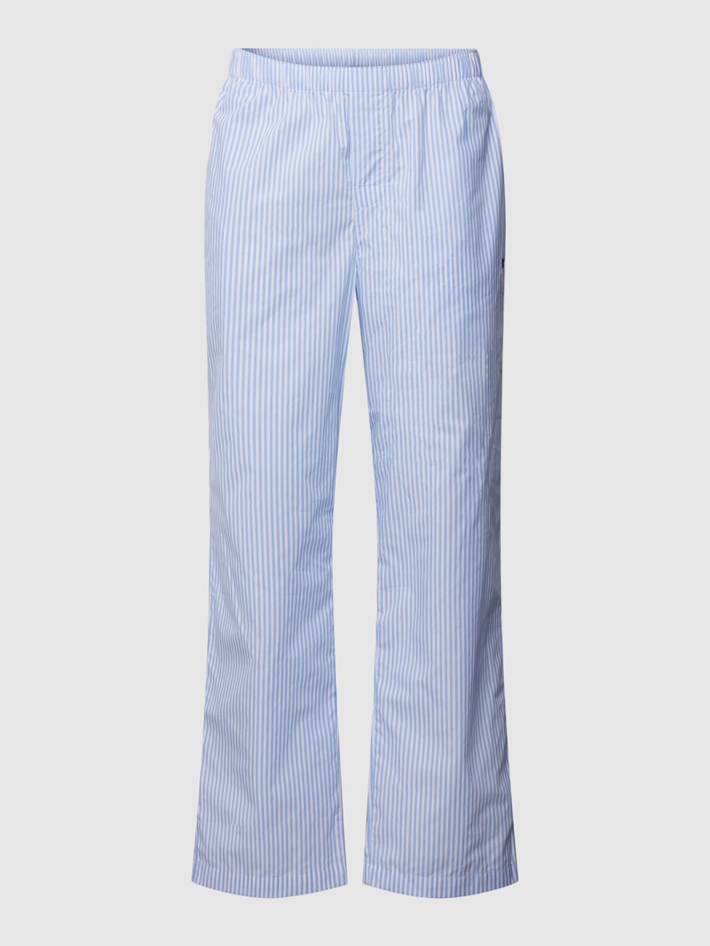 Pyjama-Hose aus Baumwolle in hellblau