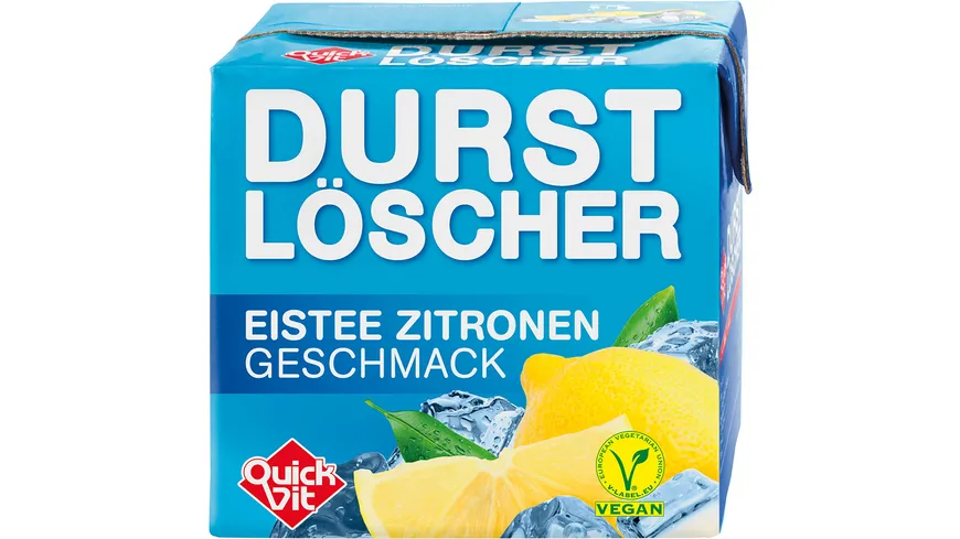 QuickVit Durstlöscher Eistee Zitrone 0.5 l