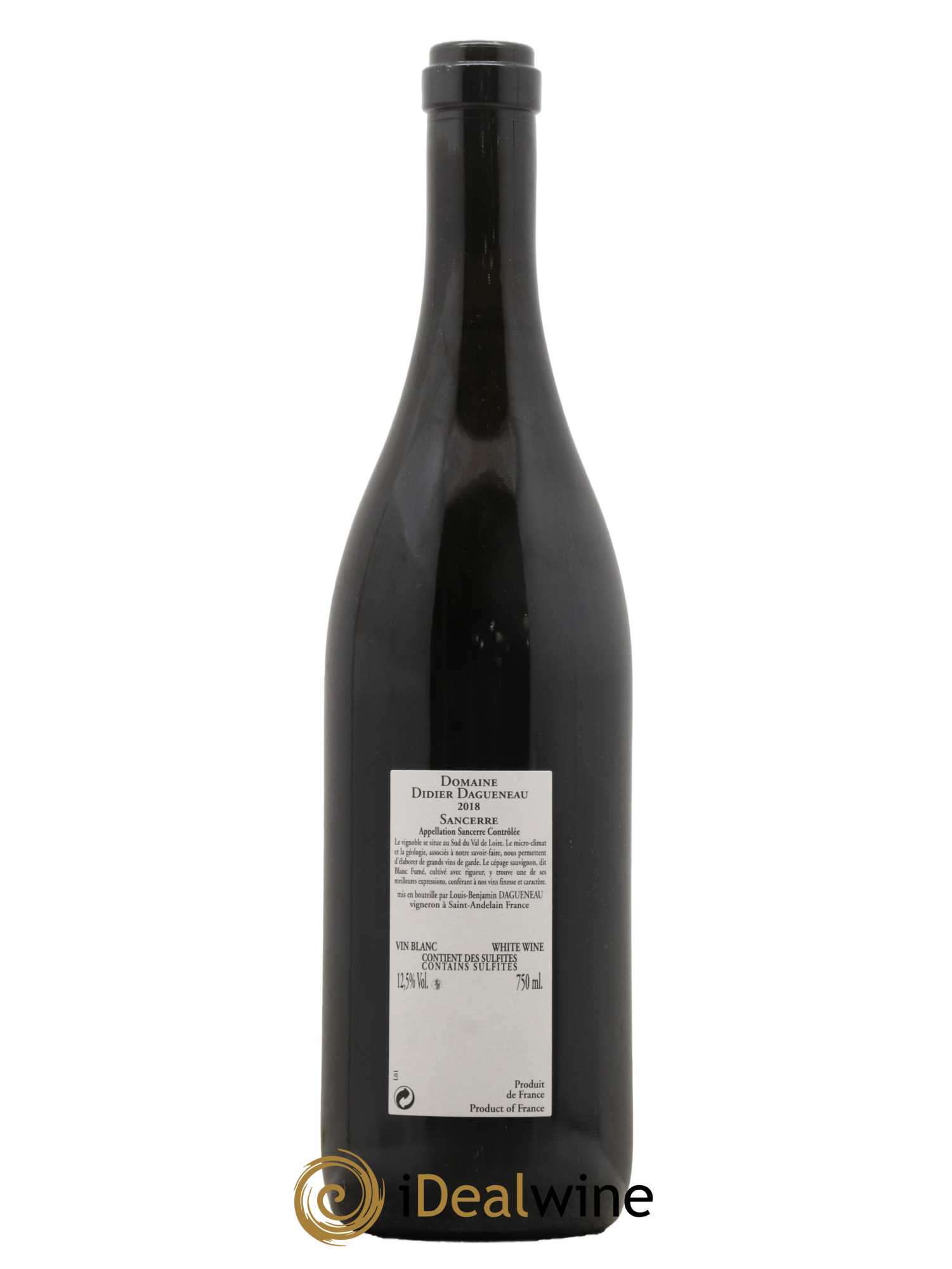 Sancerre En Chailloux Dagueneau  2018 - Lot de 1 Bouteille