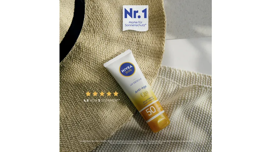 NIVEA SUN Anti-Age UV Sonnenschutz Q10 LF50 50 ml