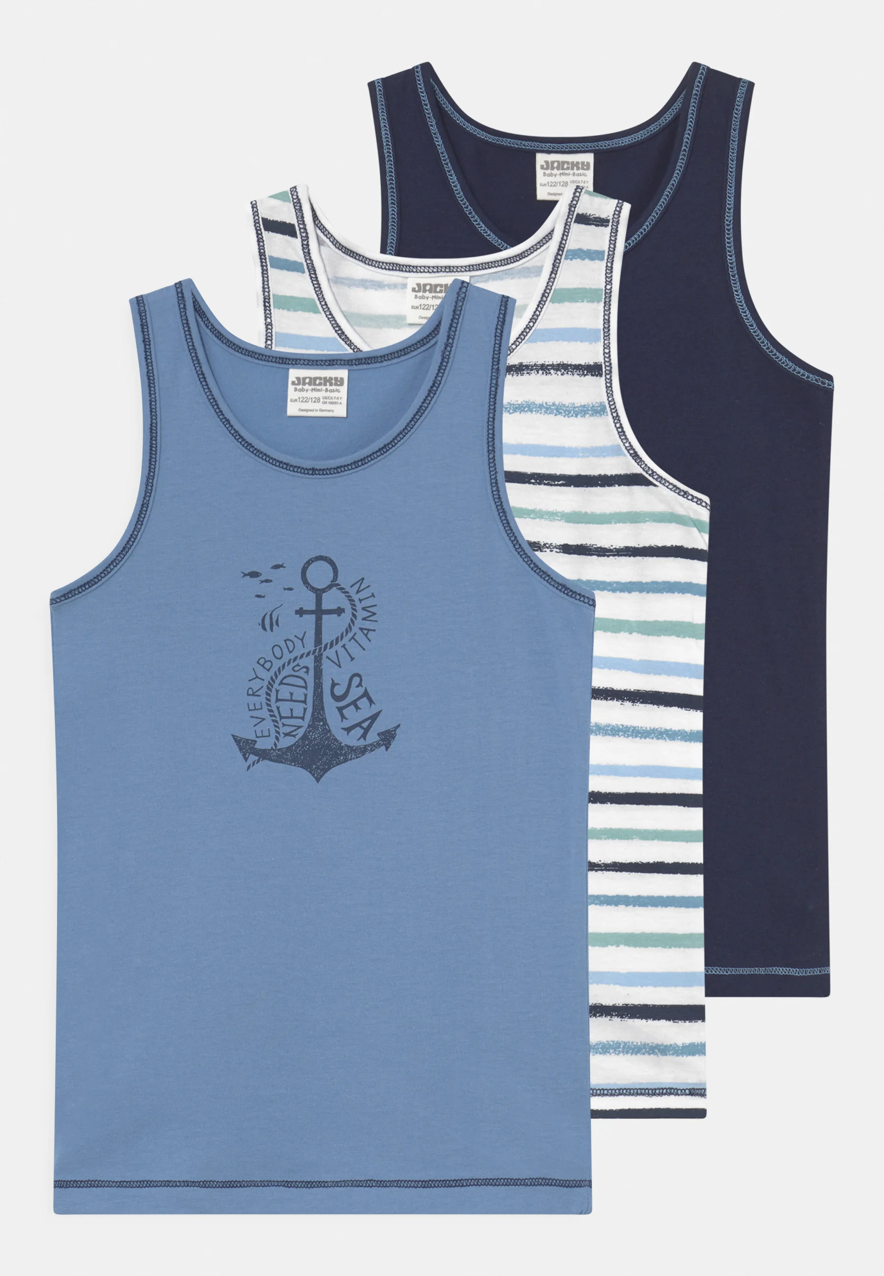Pack de 3 camisetas interiores Jacky Baby Boys