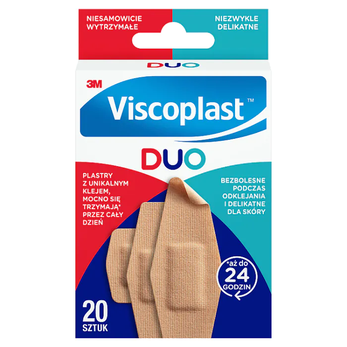 Viscoplast Duo, conjunto de pensos adesivos, 3 tamanhos