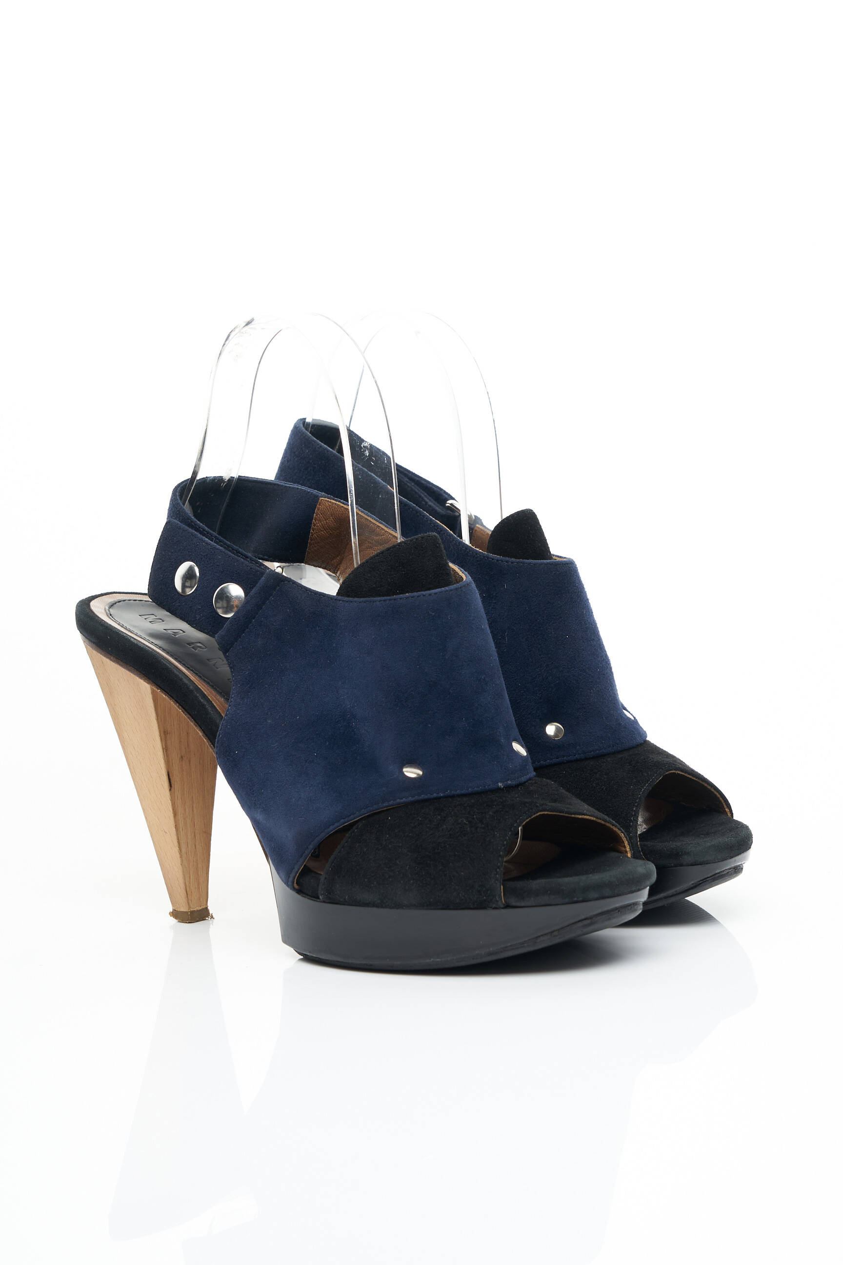 Marni Sandales Nu Pieds Femme couleur bleu