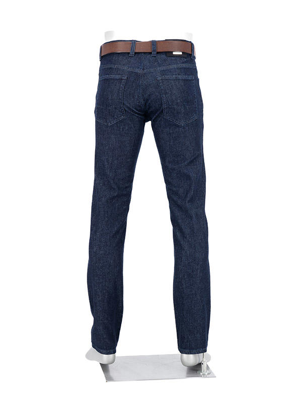 Alberto, Jeans Pipe, Regular Fit, Kaschmir-Baumwolle, navy