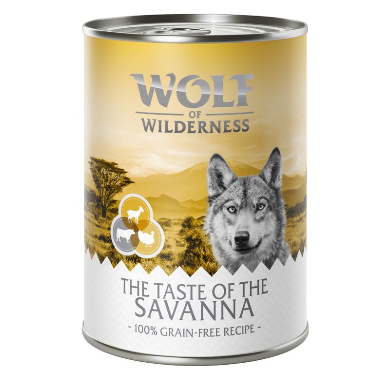 Sparpaket Wolf of Wilderness 'The Taste Of' 24 x 400 g