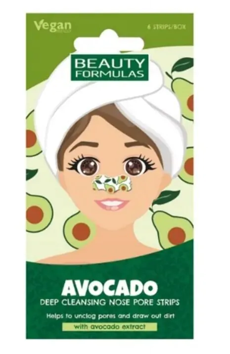 Тракице за нос са авокадом за дубинско чишћење Beauty Formulas