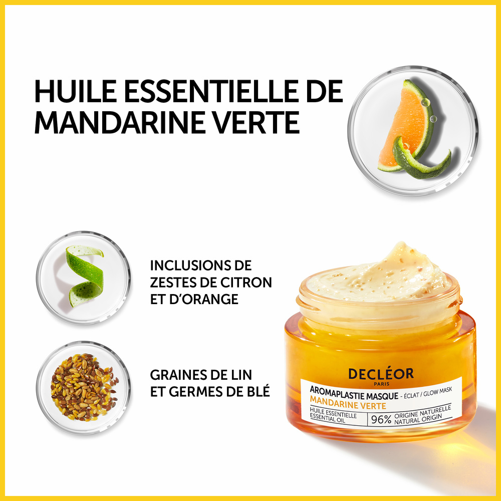 Decléor Masque Aromaplastie Masque visage éclat peaux ternes et fatiguées