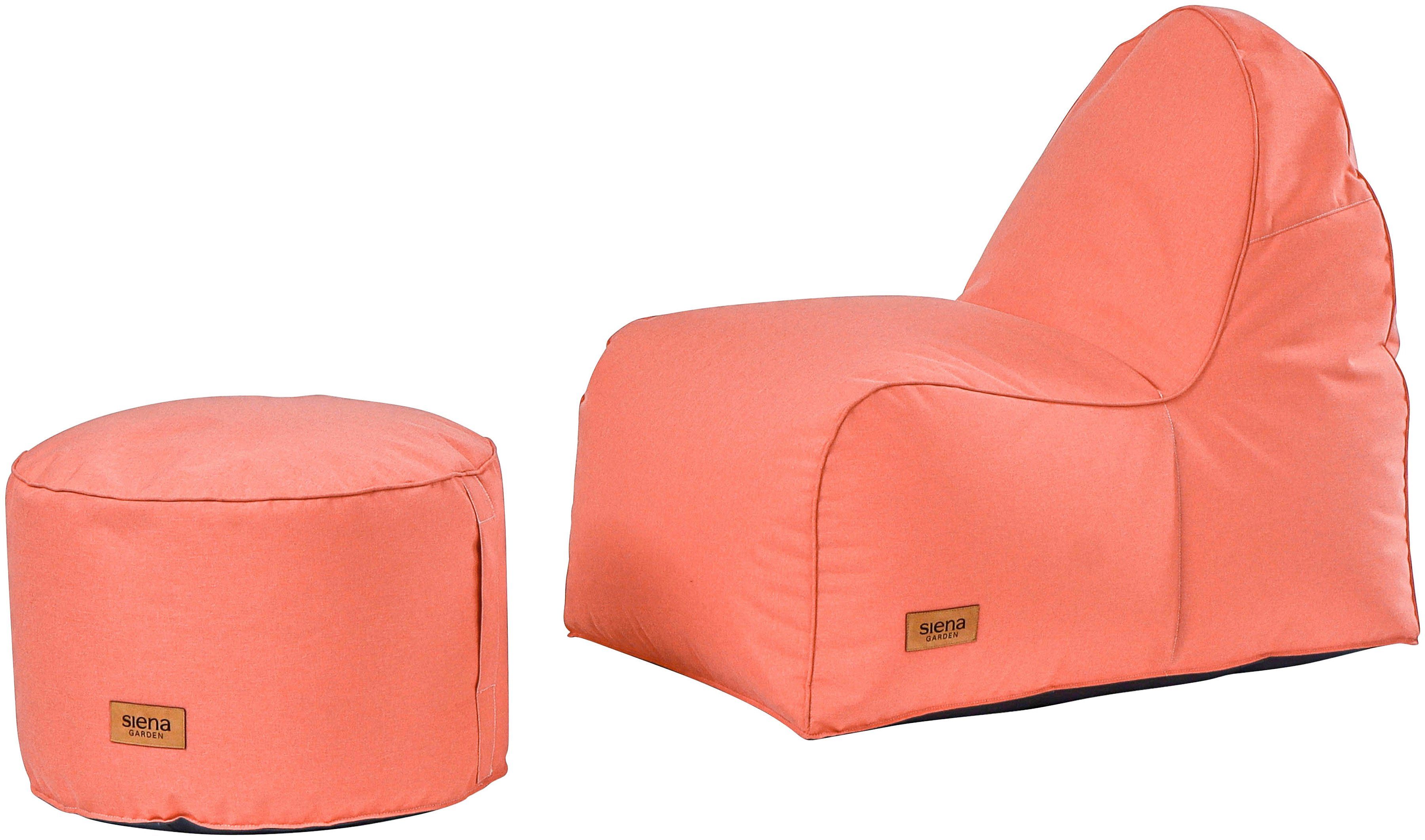 Siena Garden Sitzsack FLOW.U Round Ø60cm*H40cm, Indoor & Outdoor, in verschiedenen Farben erhältlich